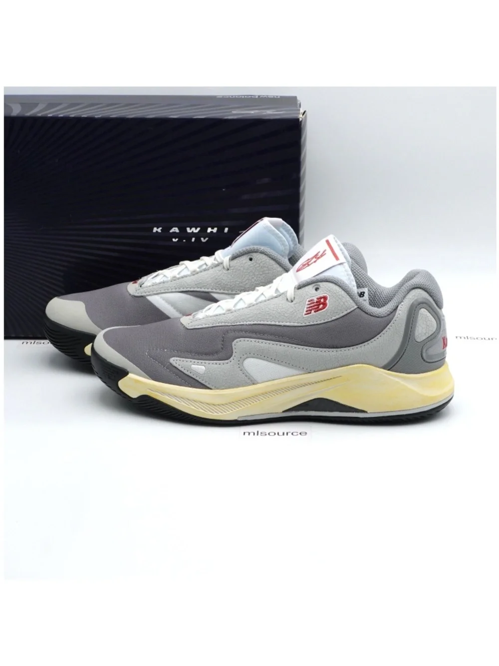 NEW Men's New Balance KAWHI IV 4 Basketball Shoe BBKLSGD4 Slate Grey/Angora